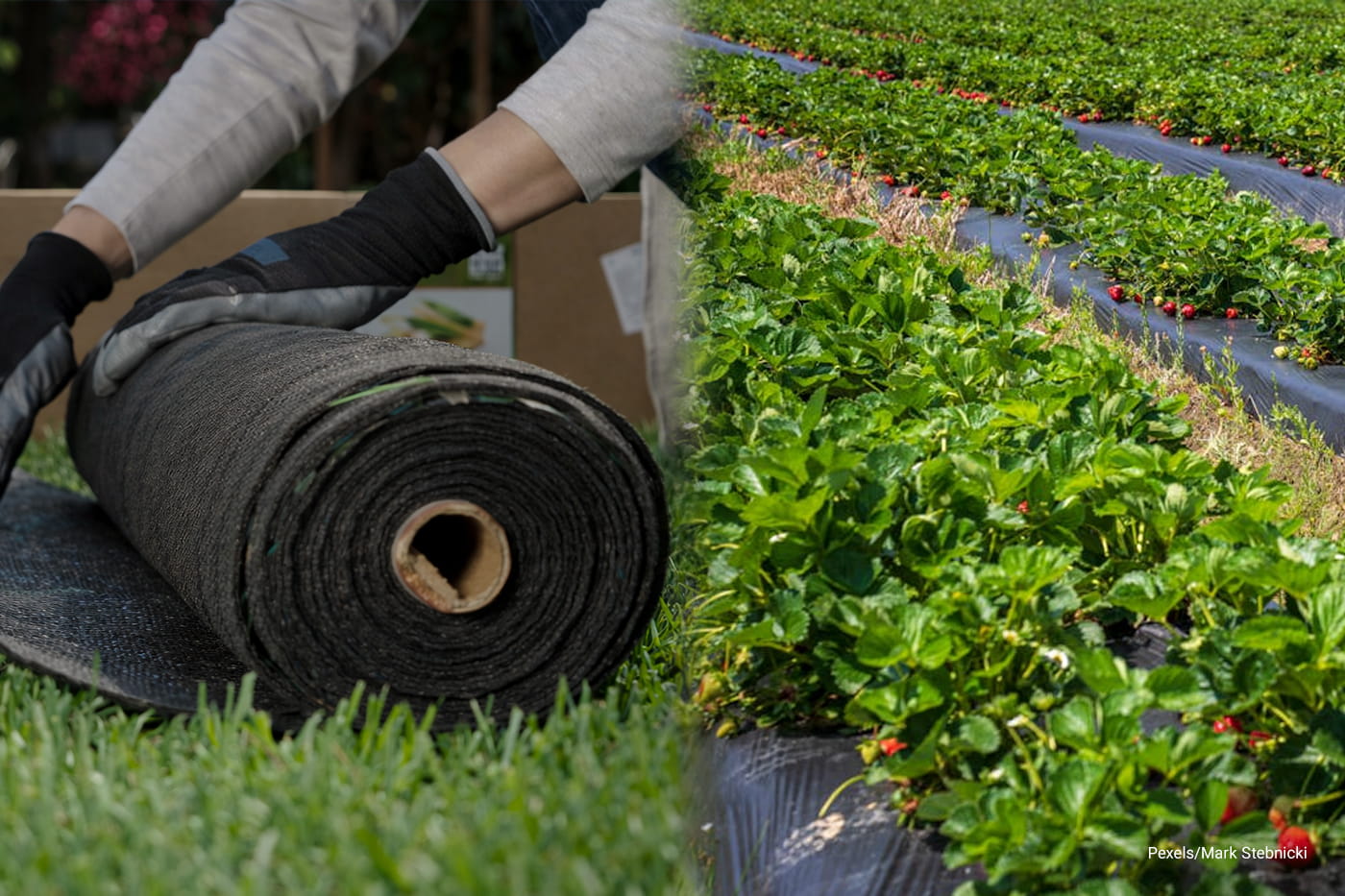 Installation guide for landscape fabric and other weed barriers