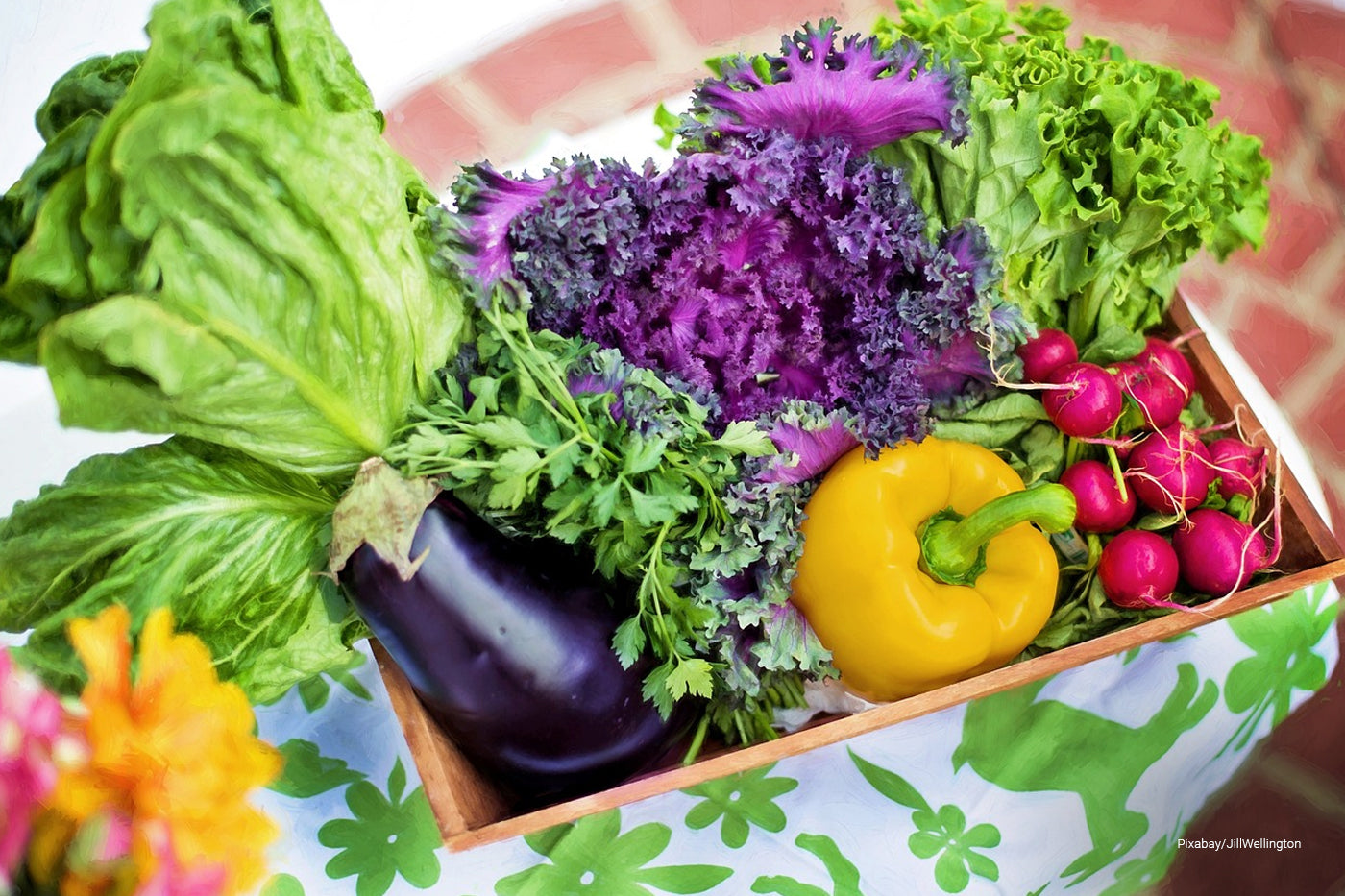 vegetables in the box