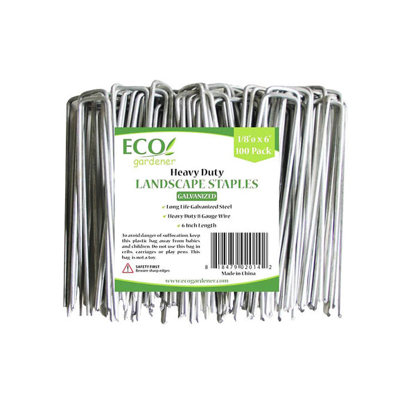Ecogardener heavy duty landscape staples galvanized