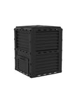 Ecogardener Black Garden Compost Bin Angled Right Side View