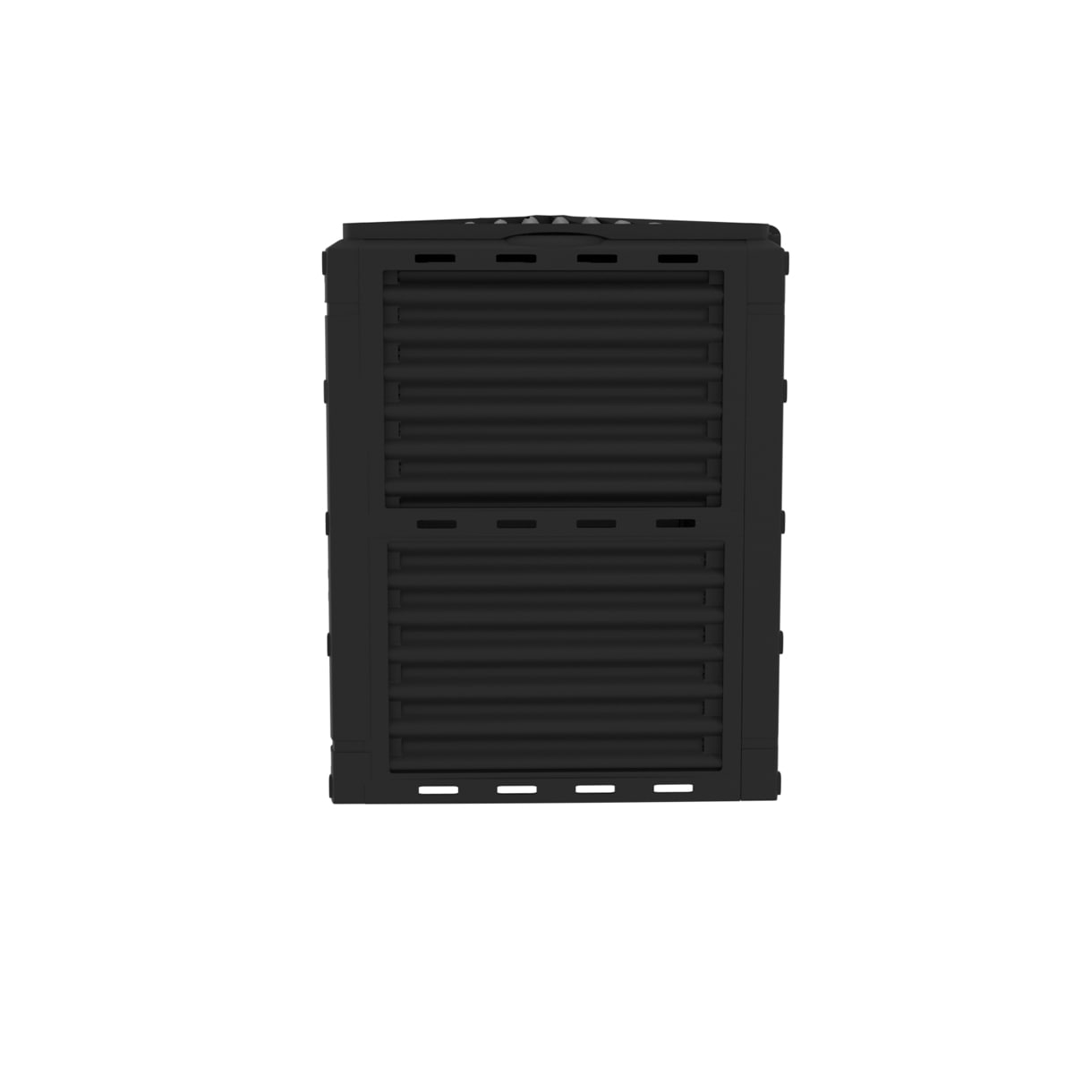 Ecogardener Black Garden Compost Bin Right Side View