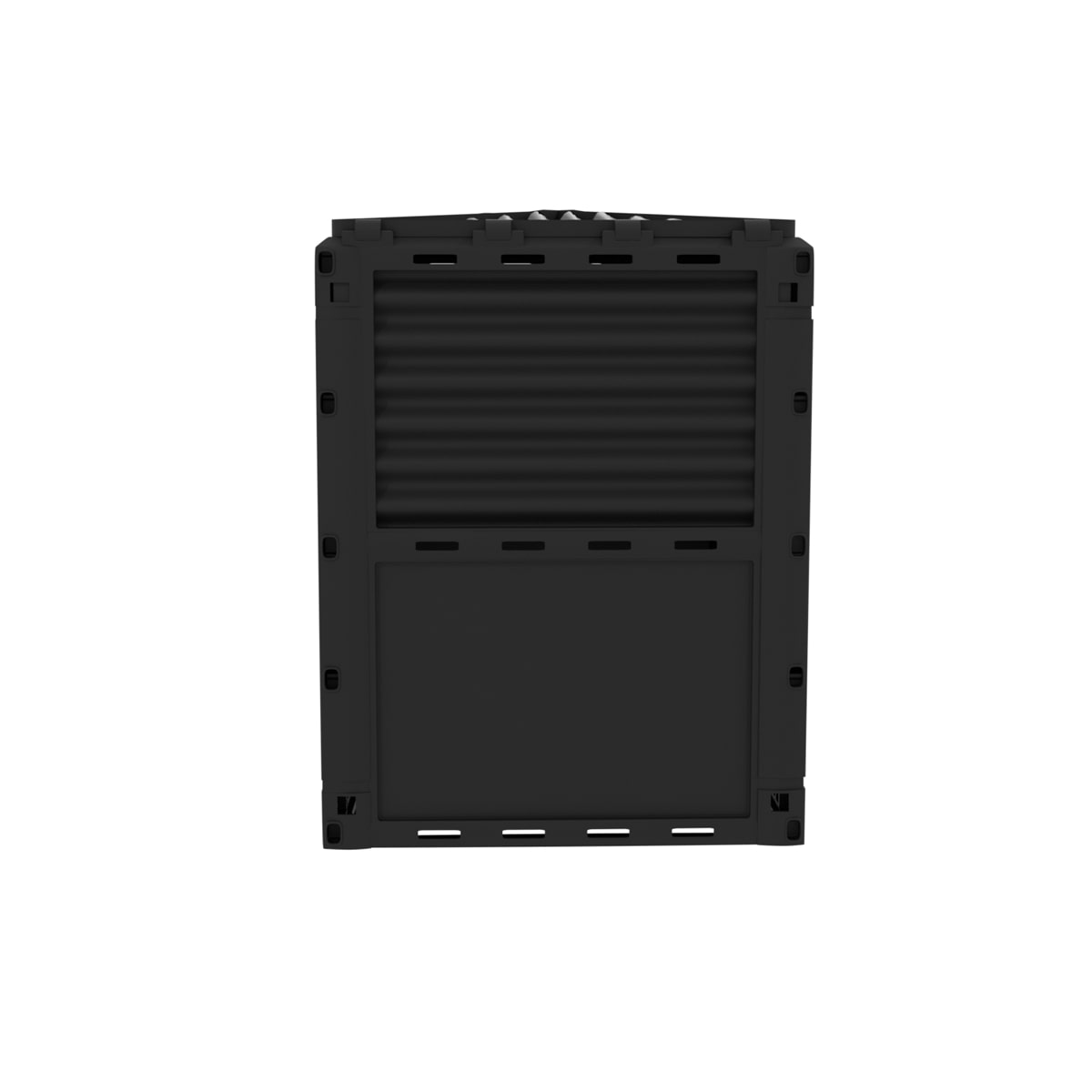 Ecogardener Black Garden Compost Bin Back View