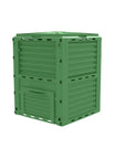 Ecogardener Green Garden Compost Bin Angled Right Side View