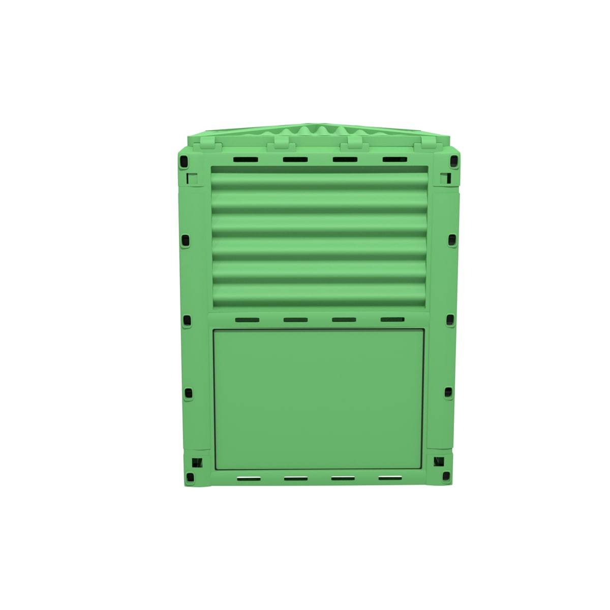 Ecogardener Green Garden Compost Bin Back View