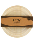 Eco homeware disposable round wood plates
