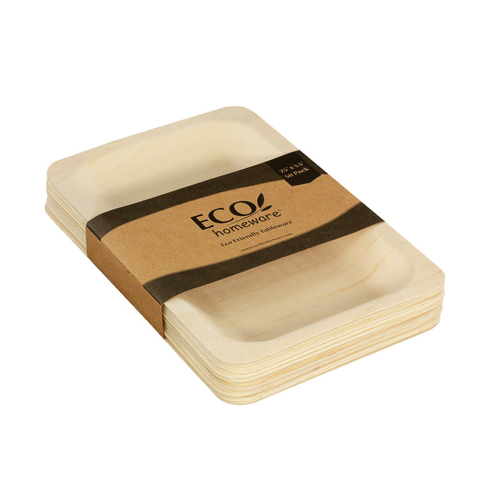 Eco Homeware Disposable Wood Plates