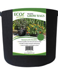 Ecogardener round grow bags with handle
