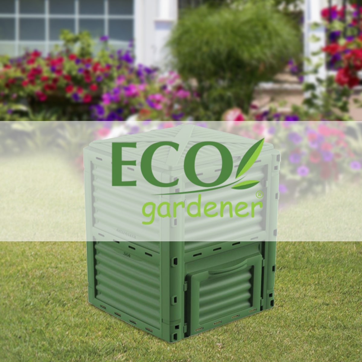 VIVOSUN Compost Bin 80Gallon (300L), Outdoor Composter W/ Large Capacity &  Easy Assembling, Compost Barrel for Fast Creation of Fertile Soil