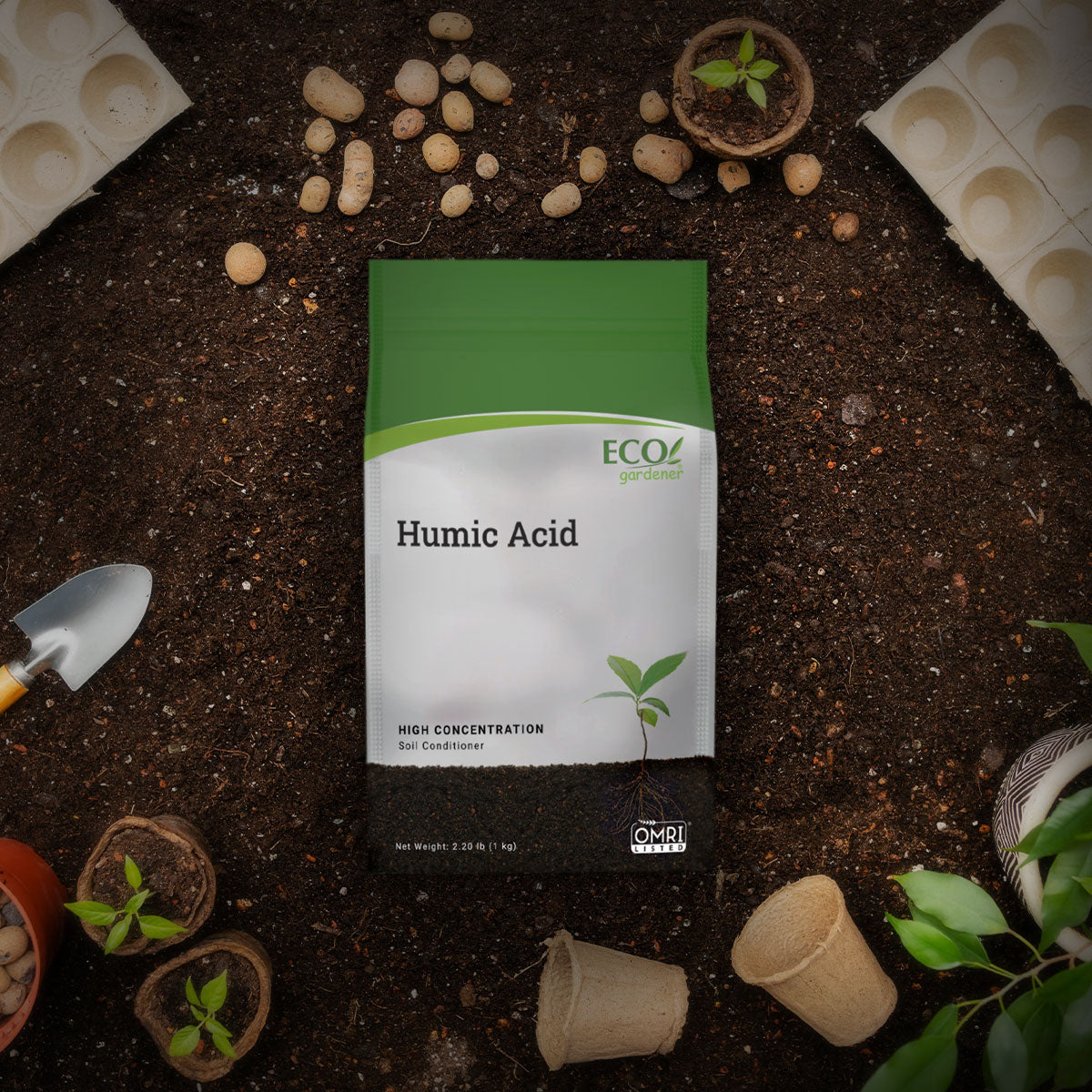 EcoGardener Humic Acid in the garden